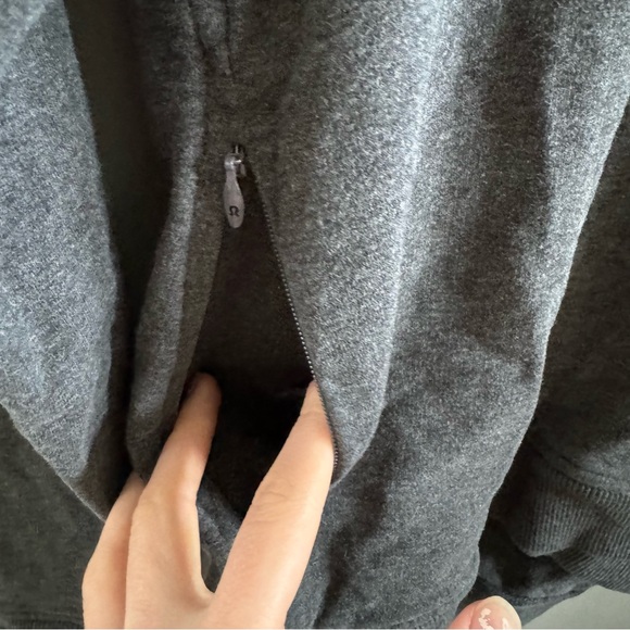 Lululemon Stress Less Dark Grey Sweatshirt - Picture 3 of 8